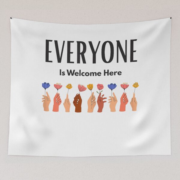 Item preview, Everyone Is Welcome Here Funny Teacher Everyone Womens designed and sold by FantasyFablesC.