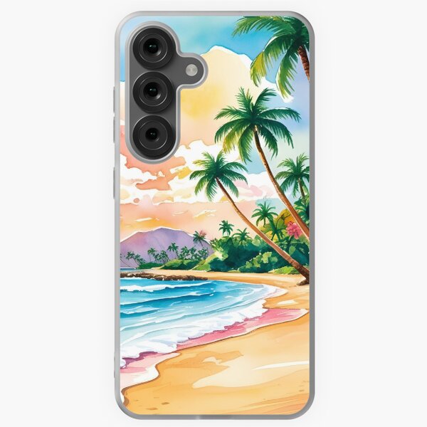 Item preview, Pastel Hawaii Watercolor Paradise Summer Vibes designed and sold by ErSaSolutions.