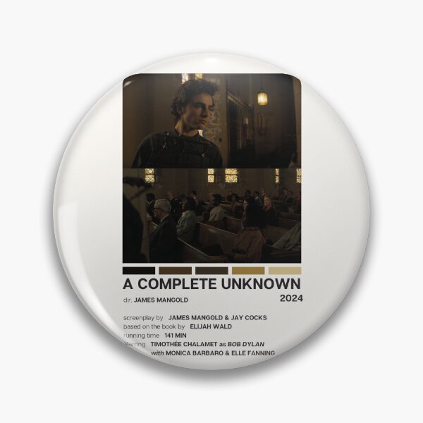 Item preview, A Complete Unknown (2024) Movie Poster designed and sold by YellowishCat15.