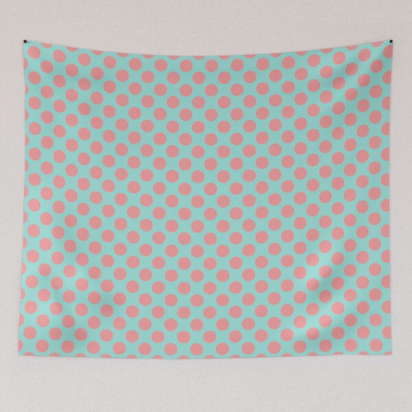 Item preview, Pink And Teal Big Dots Pattern designed and sold by sasyall.