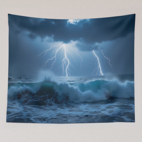 Item preview, Stormy seas designed and sold by Digital Dream Art.