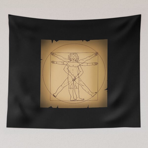 Item preview, The shy Vitruvian man designed and sold by kassandra369.