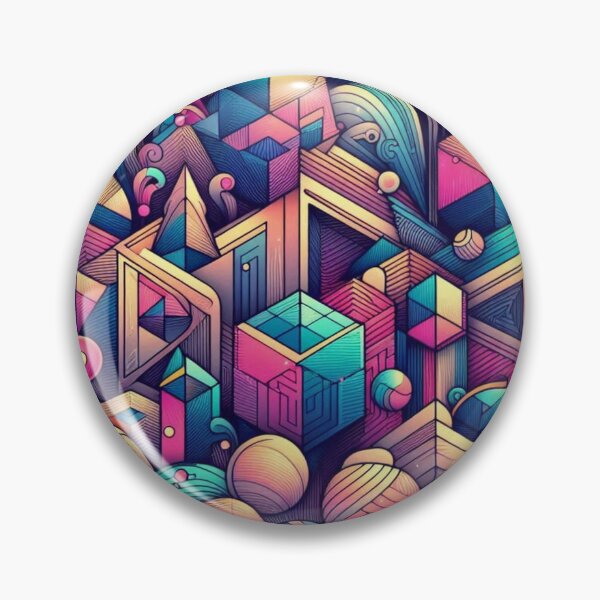 Item preview, Neon colors and geometric decorative pattern  designed and sold by Dogandesighn.