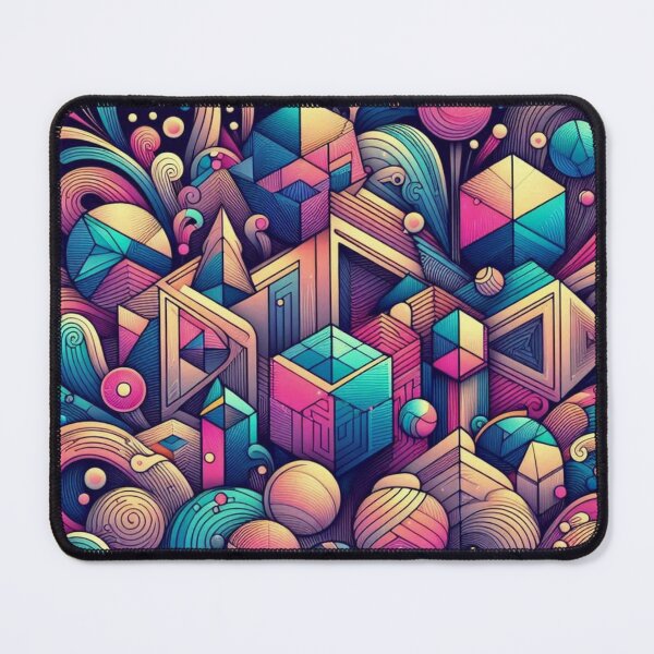 Item preview, Neon colors and geometric decorative pattern  designed and sold by Dogandesighn.