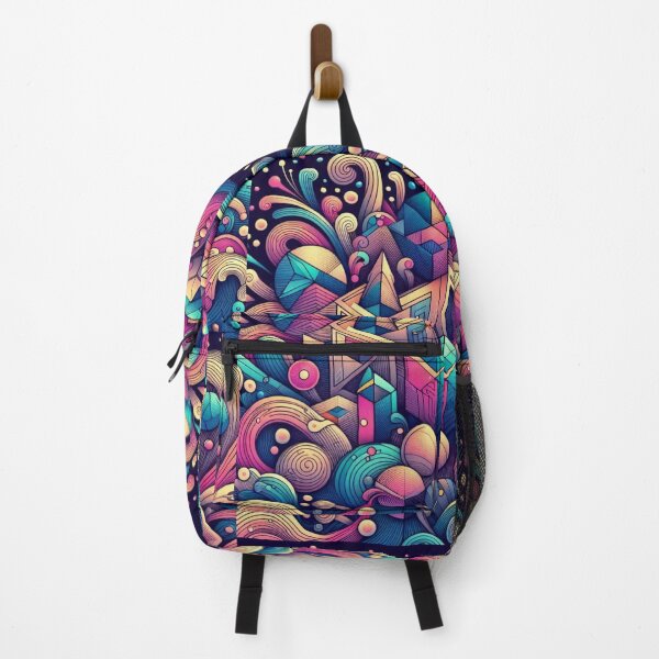 Item preview, Neon colors and geometric decorative pattern  designed and sold by Dogandesighn.