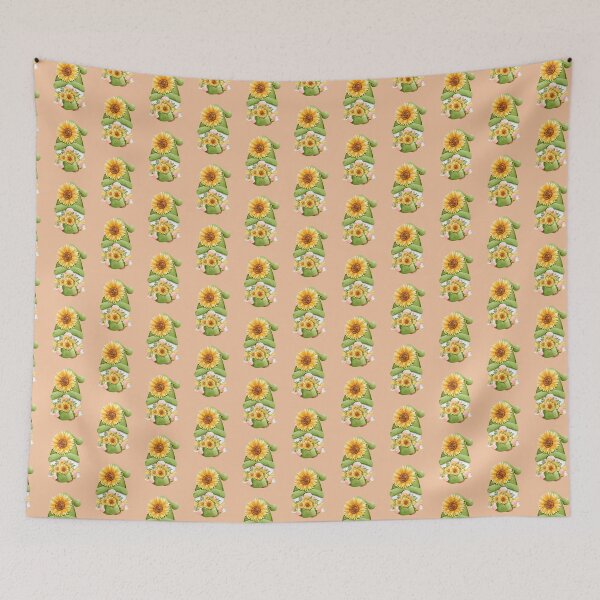 Item preview, Sunflower Garden Gnome - Green designed and sold by HomeFreewithMe.