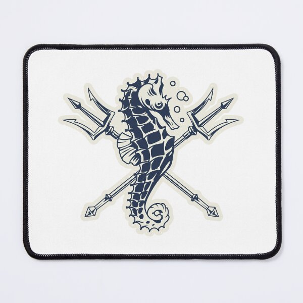 Item preview, Seahorse And Tridents designed and sold by the-craft-shop.