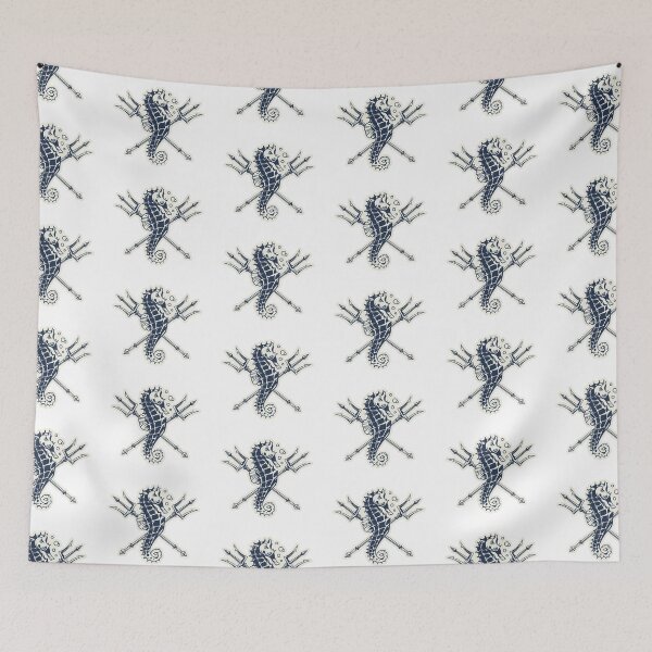 Item preview, Seahorse And Tridents designed and sold by the-craft-shop.
