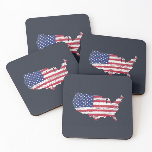 Item preview, Patriotic USA Map Flag Fusion Art designed and sold by Zakrytos ★★★★★.