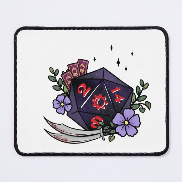 Item preview, Mollymauk Tealeaf d20 Dice Black Sparkles designed and sold by asiboe.