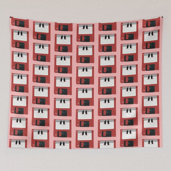 Item preview, Red Floppy Disc - 1990s aesthetic  designed and sold by Glittery-Amber.