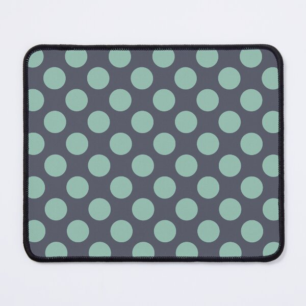 Item preview, Gray And Teal Big Dots Pattern designed and sold by sasyall.