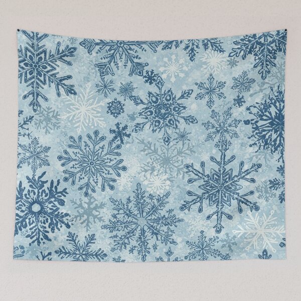 Item preview, Delicate Winter Pattern with Snowflakes designed and sold by Rui Fernandes.