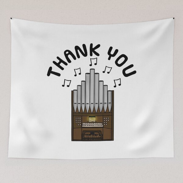 Item preview, Church Organ Thank You Music Teacher Organist Musician designed and sold by doodlerob.