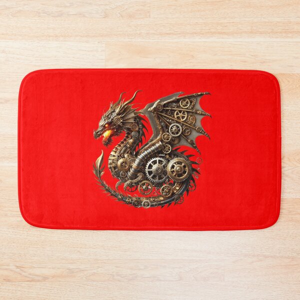 Item preview, Tytuł: Majestic Steampunk Dragon – Mechanical fantasy beast designed and sold by DesignsByHania.