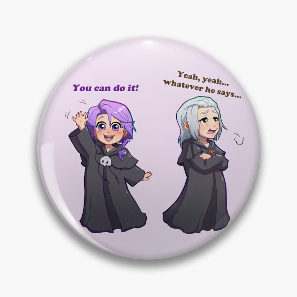Item preview, Cute Hythlodaeus and Hades Motivational Sticker designed and sold by Lynzendra.