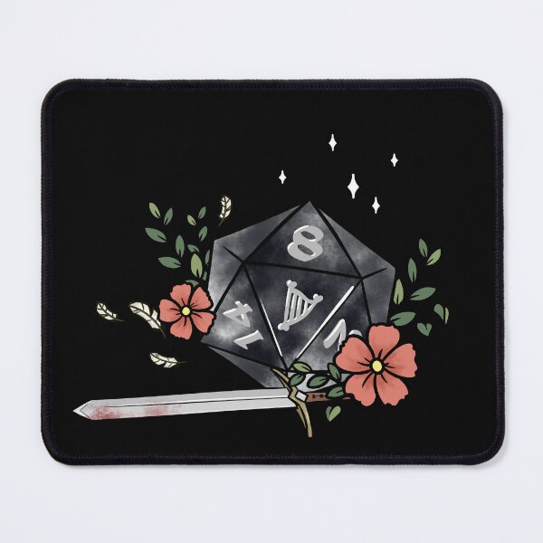 Item preview, Yasha Nydoorin d20 Dice White Sparkles designed and sold by asiboe.