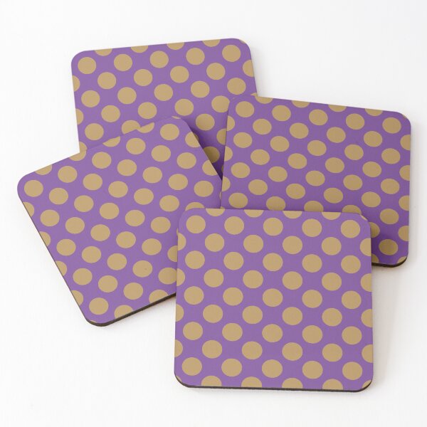 Item preview, Purple And Gold Big Dots Pattern designed and sold by sasyall.
