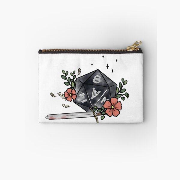 Item preview, Yasha Nydoorin d20 Dice Black Sparkles designed and sold by asiboe.