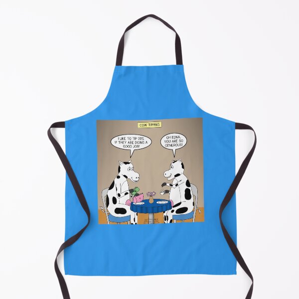 Item preview, Cow Tipping designed and sold by Out to Lunch Cartoons and More.
