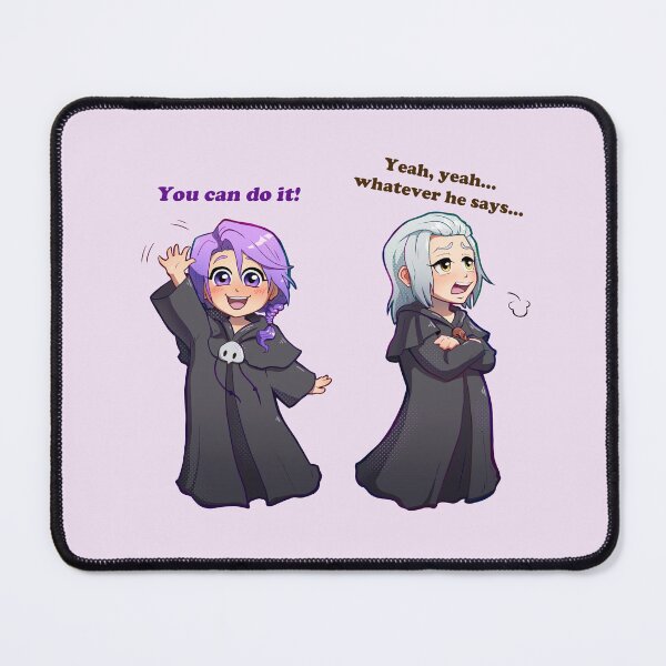 Item preview, Cute Hythlodaeus and Hades Motivational Sticker designed and sold by Lynzendra.