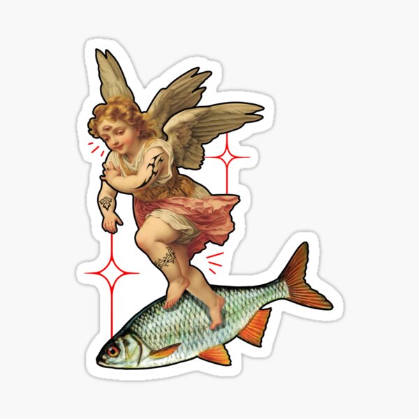 Item preview, ANGEL AND FISH №1 designed and sold by KisuMuho.