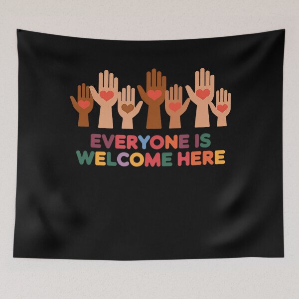 Item preview, Everyone Is Welcome Here Teacher Apparel Fist Hand designed and sold by FantasyFablesC.