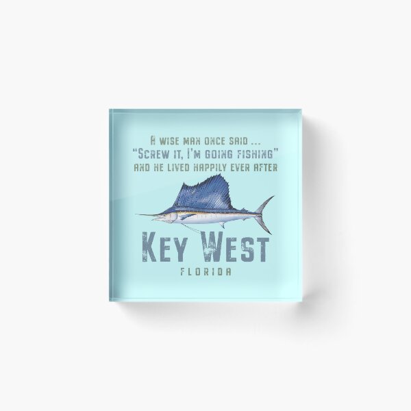 Item preview, Key West Florida Fishing Wise Man designed and sold by Futurebeachbum.