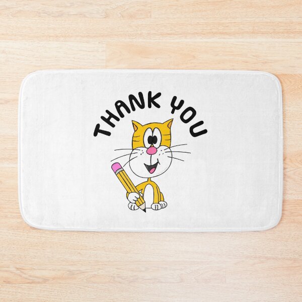 Item preview, School Cat Teacher Thank You Funny designed and sold by doodlerob.