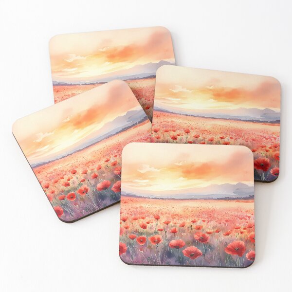 Artikelvorschau, Sonnenuntergang zwischen den Mohnblumen entworfen und verkauft von daila70.