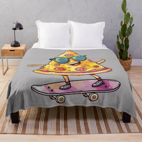 Item preview, Happy Skateboard Pizza designed and sold by dharanna.