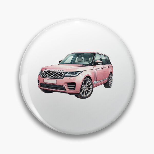 Item preview, Pink Watercolor Range Rover – Luxury Car Art designed and sold by cerasellashop.
