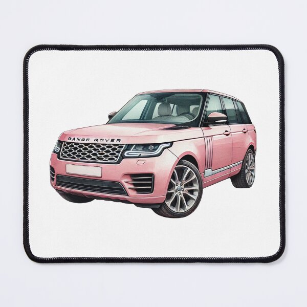 Item preview, Pink Watercolor Range Rover – Luxury Car Art designed and sold by cerasellashop.