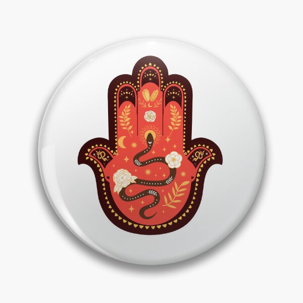 Item preview, Year of the snake hamsa hand designed and sold by hamsasoul.