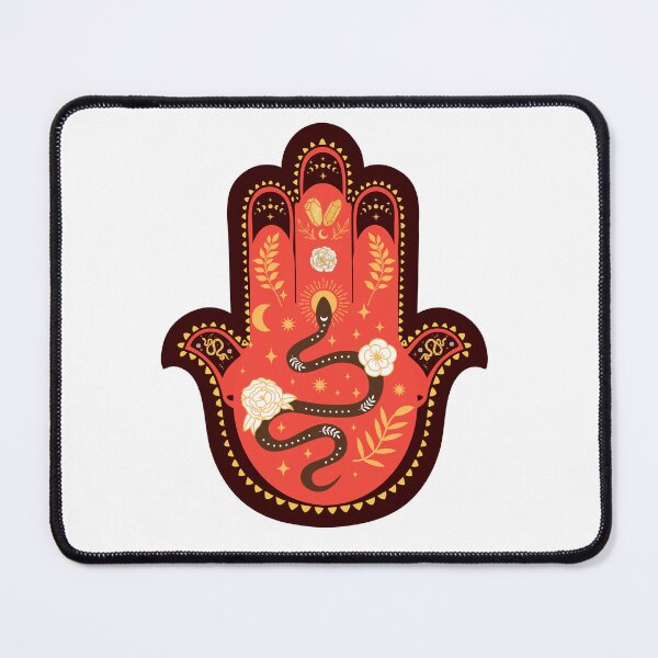 Item preview, Year of the snake hamsa hand designed and sold by hamsasoul.