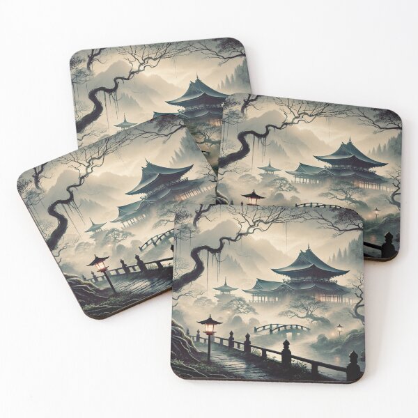 Item preview, Mysterious Japanese Temple  designed and sold by ramazis.