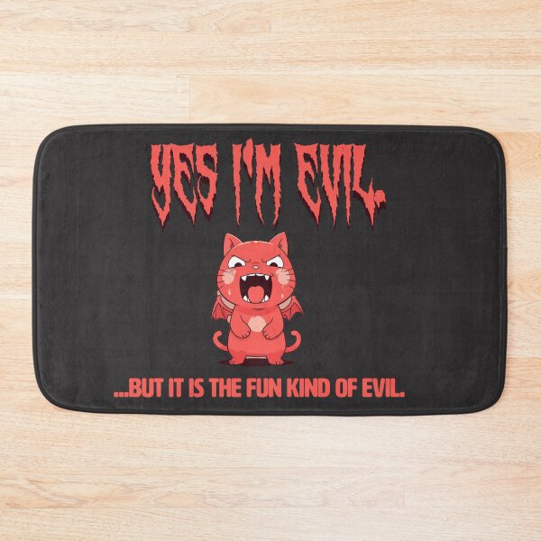 Item preview, Funny Cat Quotes Cute Evil designed and sold by La Loca.