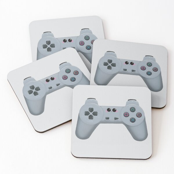 Artikelvorschau, Grauer Gamer-Konsolen-Controller – Ästhetik der 1990er entworfen und verkauft von Designs By Amber.