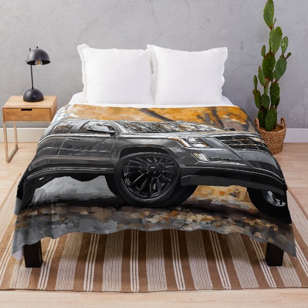 Item preview, "Black Cadillac Escalade – Digital Pop Art Print" III designed and sold by AutoPopStudio.