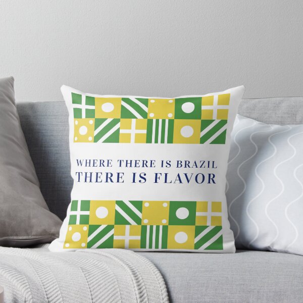 Item preview, 'Where There Is Brazil, There Is Flavor' Brazilian Food and Culture designed and sold by Palette Print.