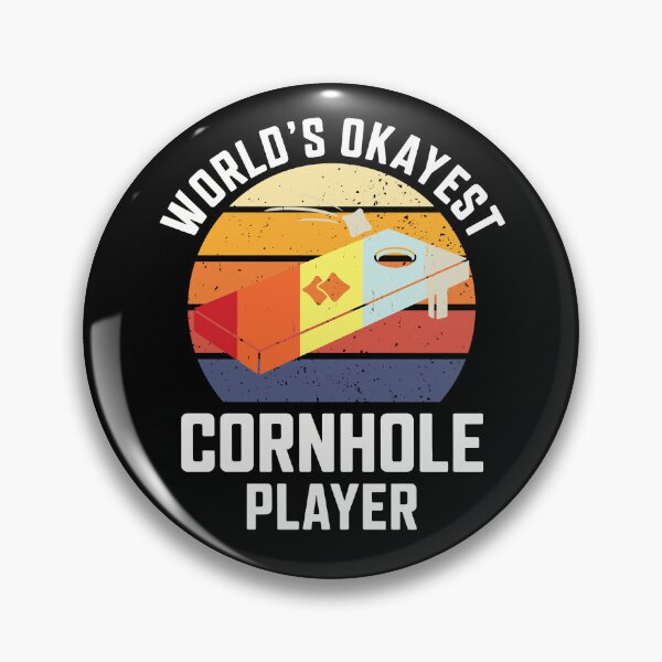 Item preview,  World's Okayest Cornhole Player – Funny Backyard Game Design designed and sold by Serbin.