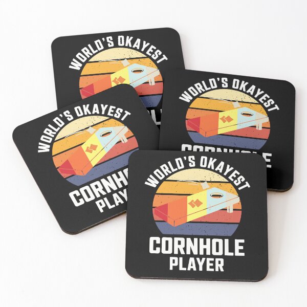 Item preview,  World's Okayest Cornhole Player – Funny Backyard Game Design designed and sold by Serbin.