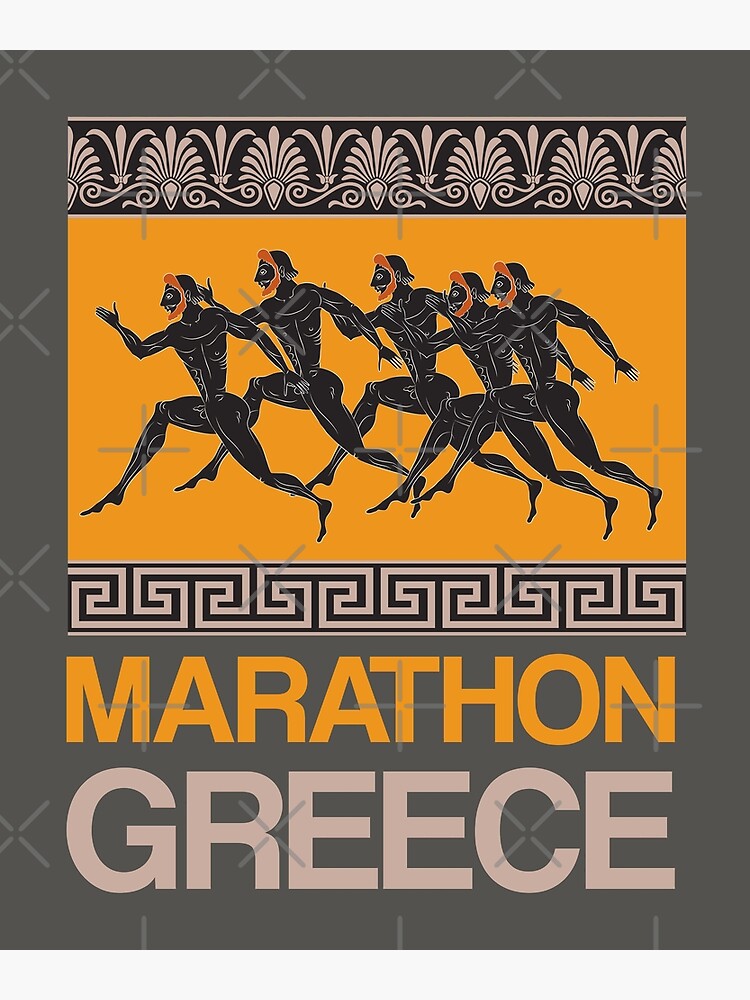 "Athens Marathon Greece" Poster for Sale by portokalis Redbubble