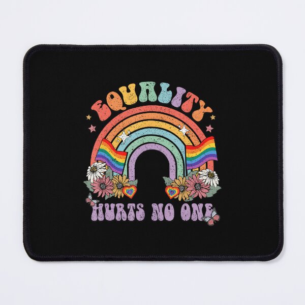 Item preview, Equality Hurts No One LGBT Rainbow Groovy LGBT Gay Les Pride designed and sold by Galactic-Sketch.
