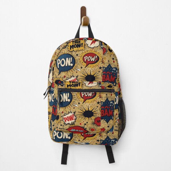 Item preview, Retro Comic Explosion - Vintage Pop Art Pattern with BAM! POW! Speech Bubbles designed and sold by WeirdlyWorn.