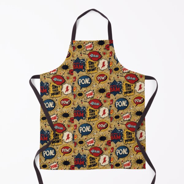 Item preview, Retro Comic Explosion - Vintage Pop Art Pattern with BAM! POW! Speech Bubbles designed and sold by WeirdlyWorn.
