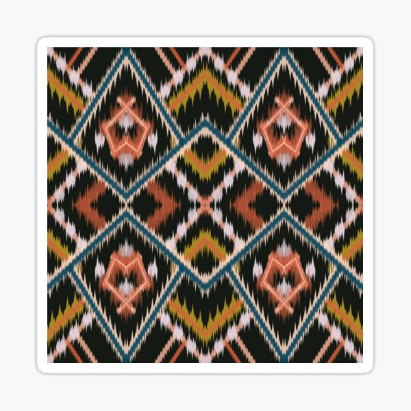 Item preview, Cute abstract ikat pattern graphic illustration design. designed and sold by sdartproject.