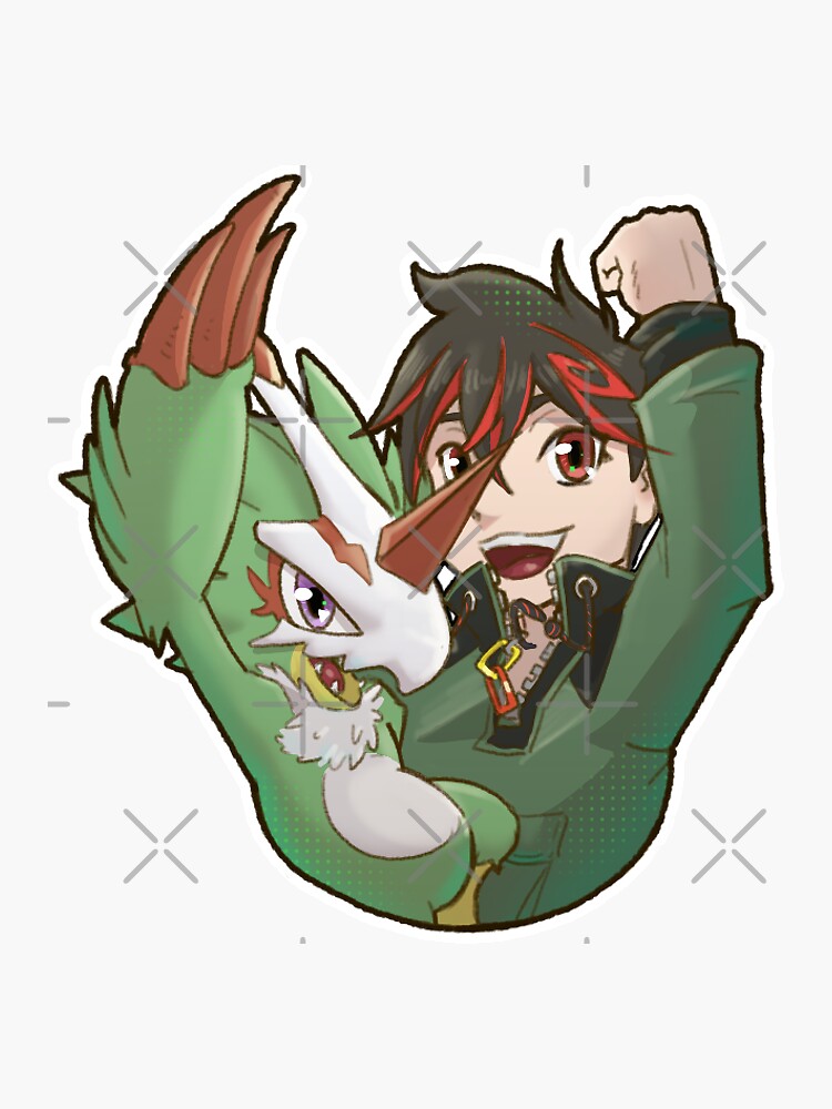 Imagen 3 de 3, Pegatina con la obra Digimon Liberator Shoto Kazama, diseñada y vendida por XabimaruruArt.