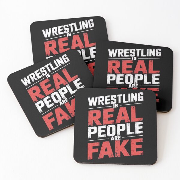 Item preview, Wrestling Is Real People Are Fake designed and sold by Redgiant87x.
