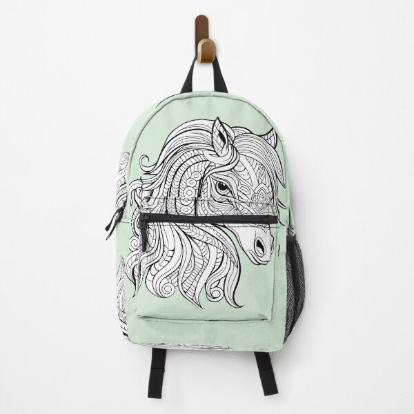 Item preview, Horse #2 Coloring Page Pattern  designed and sold by DavidColoring.
